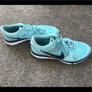 Nike Light Blue Tennis Shoes